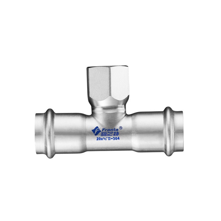 Rostfritt stål V invändig gängad T-shirt